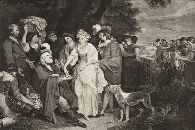 Voor de herdershut, Act IV, Scene III, uit 
